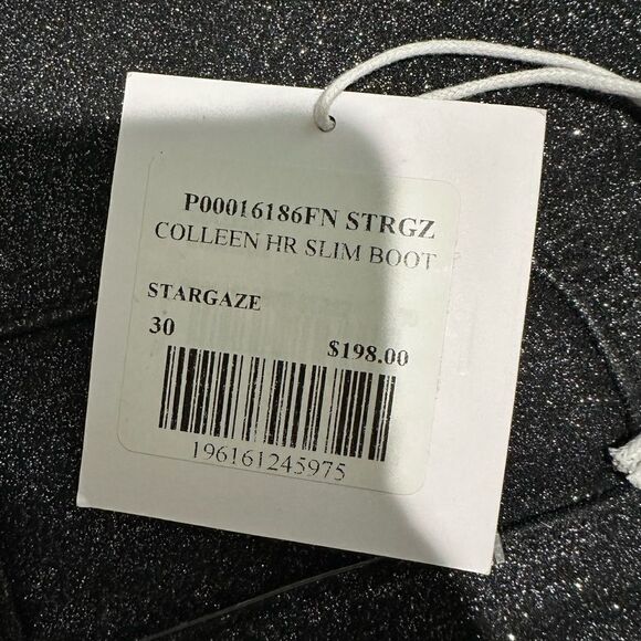 Pistola Super High-rise Slim Boot Flare Colleen Stretch Stargaze Mico Glitter 30 - Picture 4 of 4